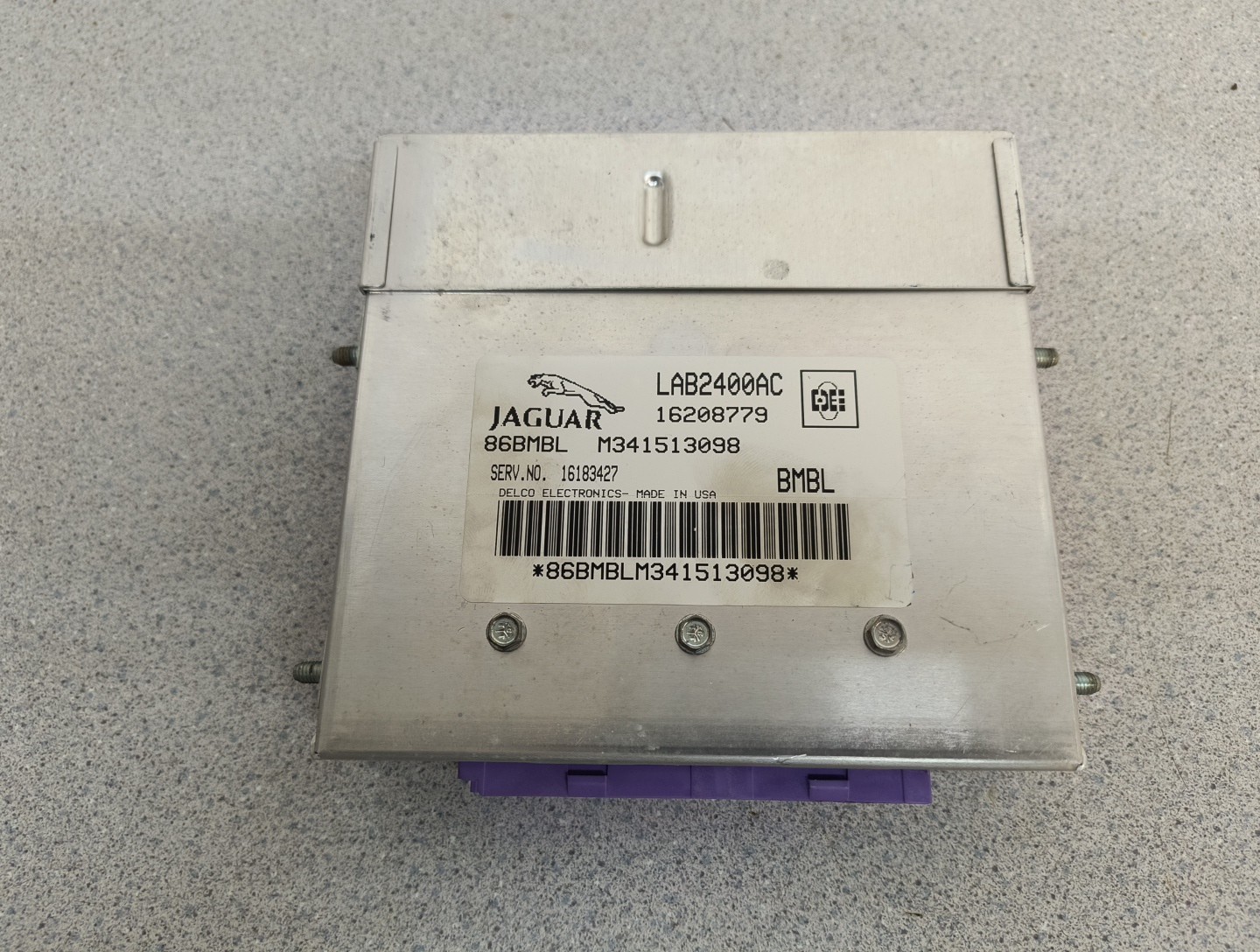 1995 Jaguar XJS V12 OEM Transmission Control Module TCM LAB2400AC