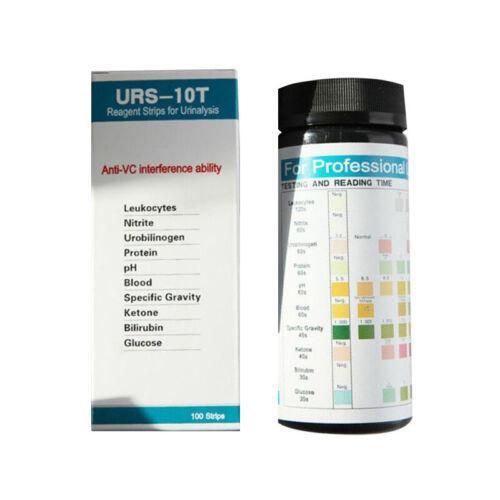 100 Strips URS-10T Urinalysis Reagent Strips 10 Parameters Urine Test Strip US