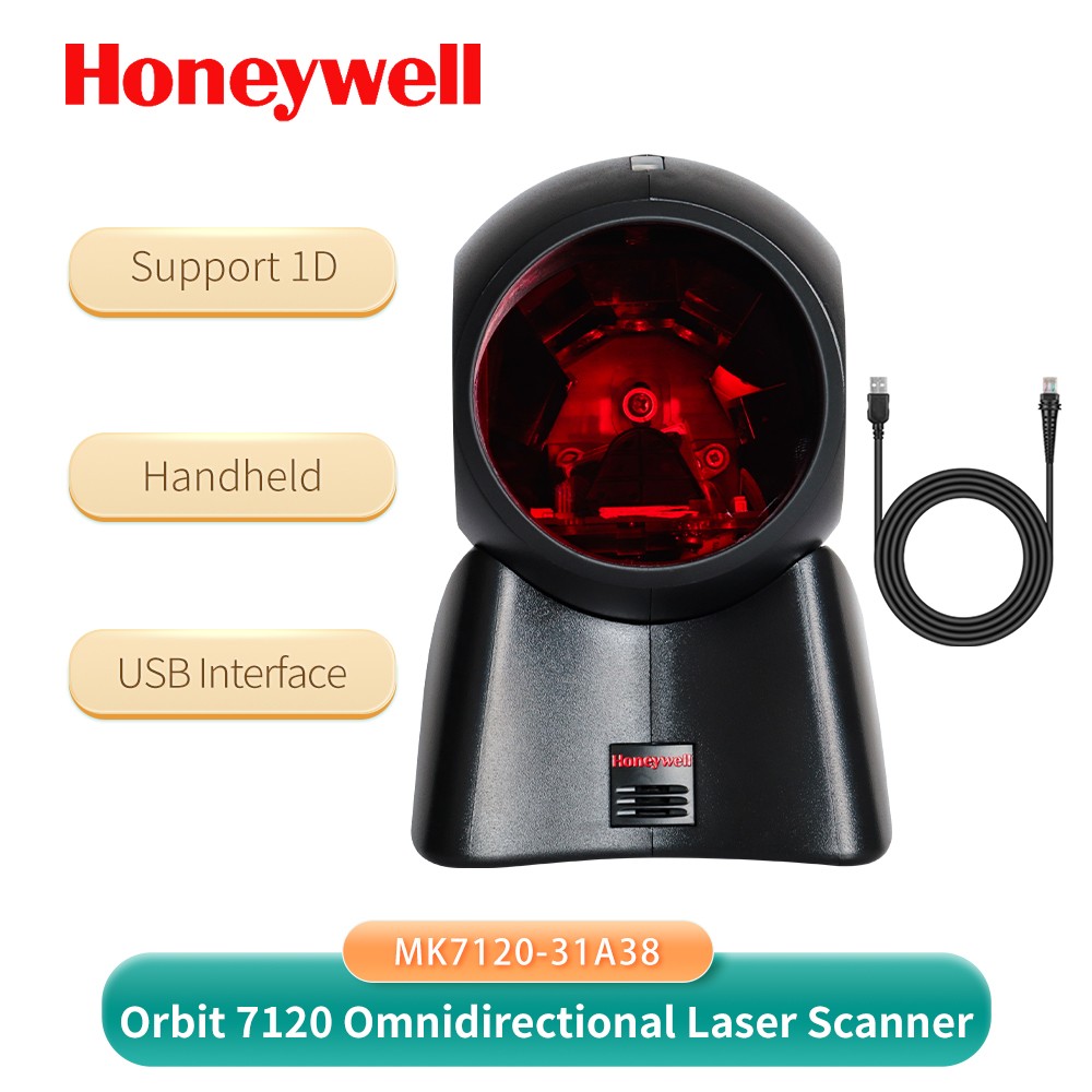 Honeywell Orbit 7120 Omnidirectional 1D Barcode Scanner Reader Kit MK7120-31A38
