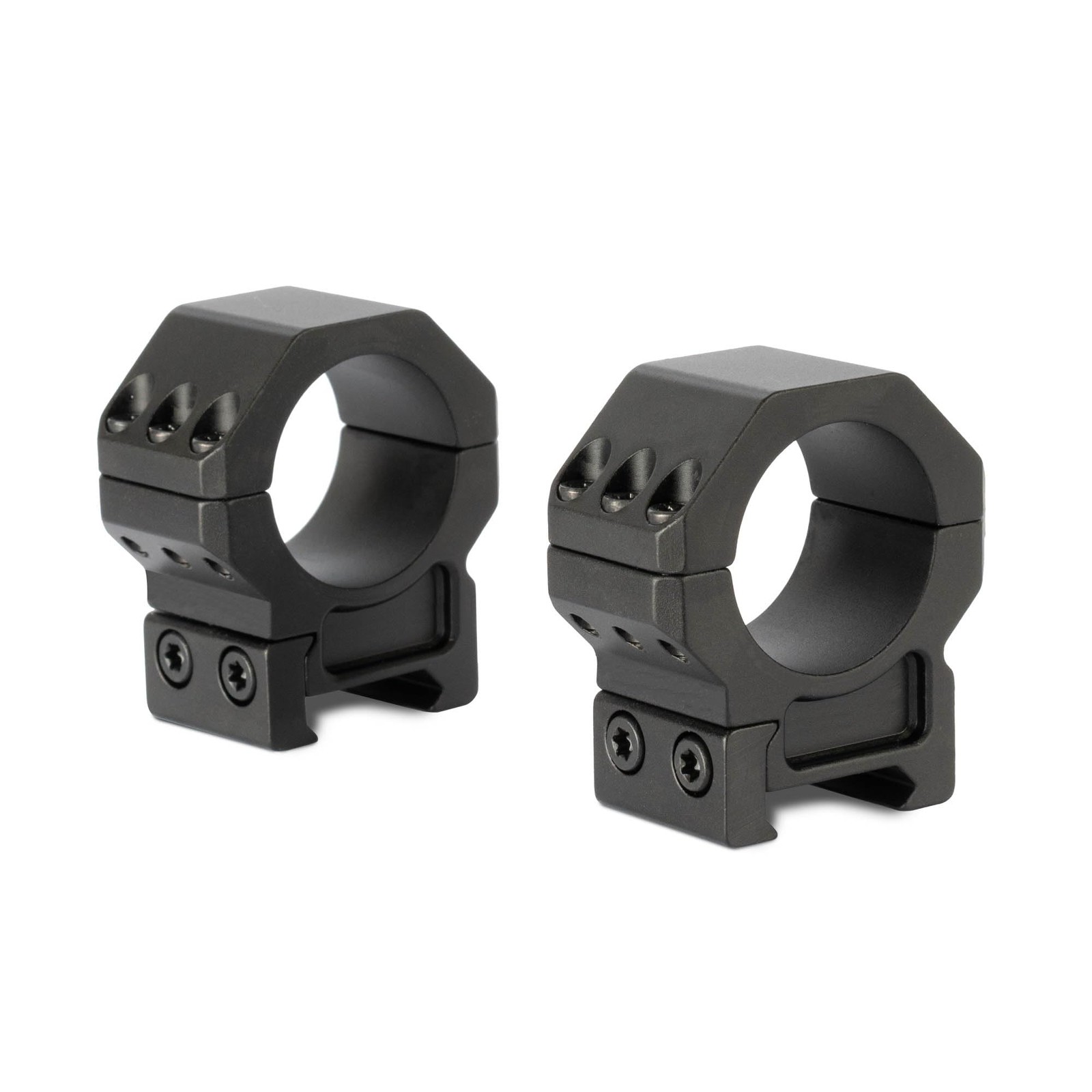 Monstrum Deadlock Series Scope Rings | 1 inch Diameter | 1.00" Center Black