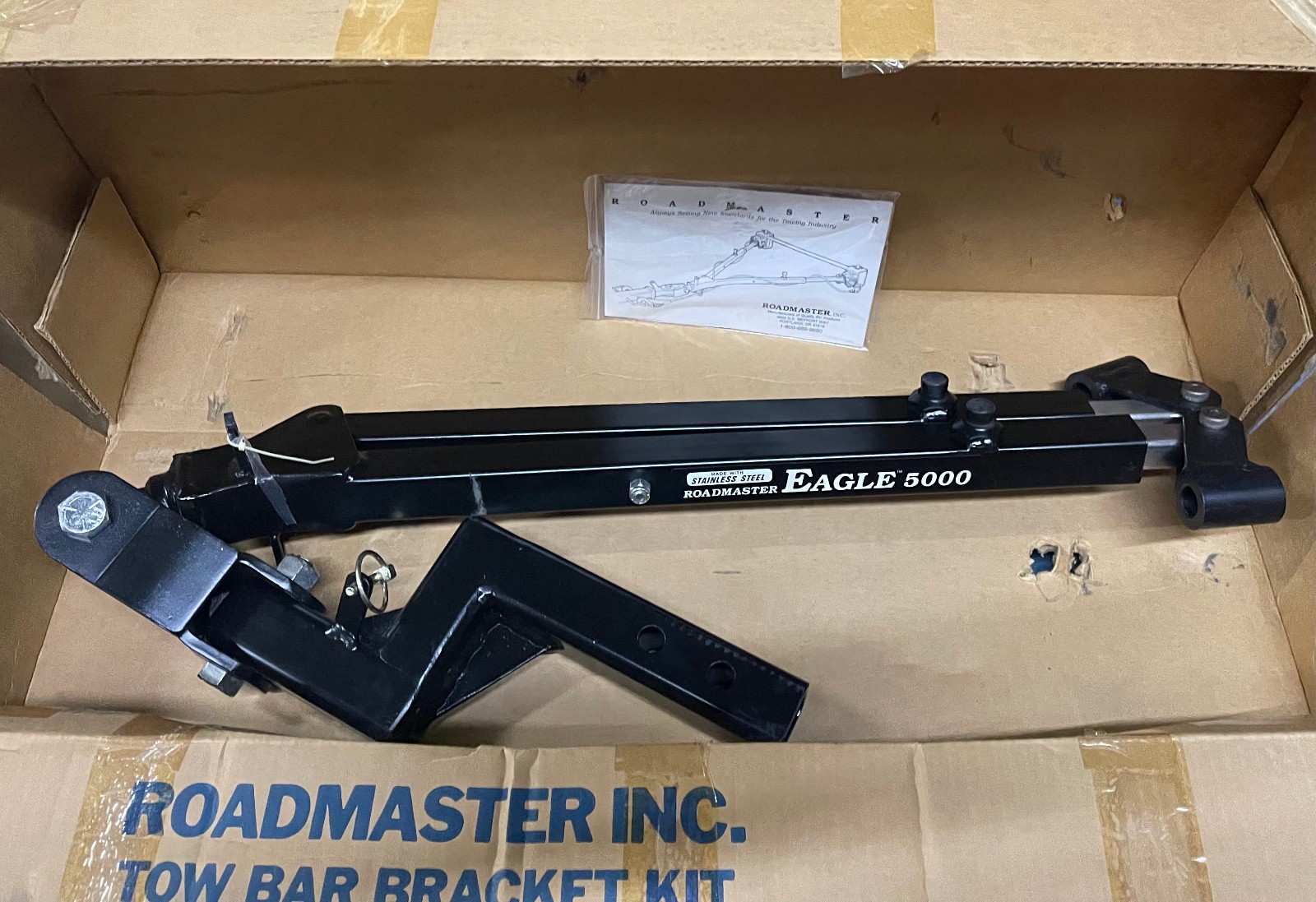 NEW Roadmaster Eagle RM602 RV Tow Bar Motorhome Mount 5000 Lb Flat Towing