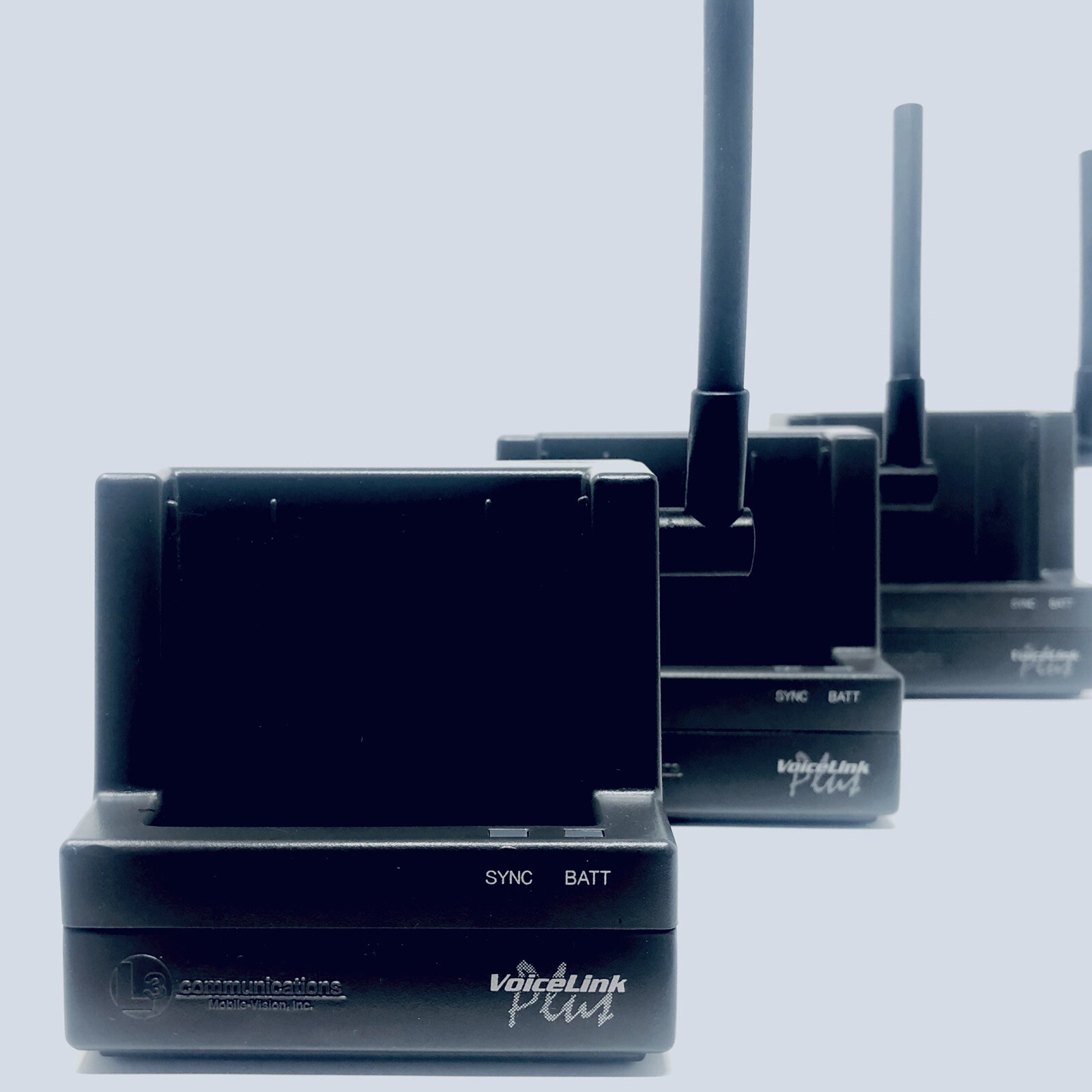 Lot of 3 L3 Mobile Vision MV-VLP-DS-2.4VoiceLink Plus Charging Base