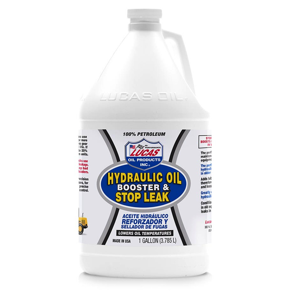 Lucas Oil 10018 Hydraulic Oil Booster and Stop Leak Fluid Additive (1 Gallon)