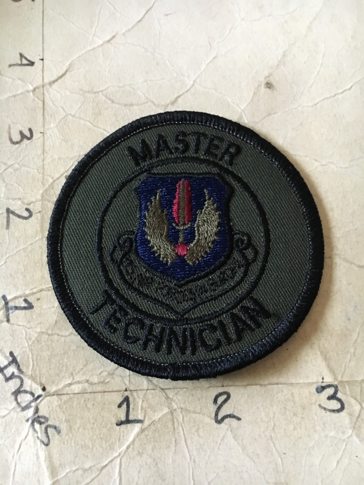 USAF Air Forces Europe Master Technician Squadron subdued patch 7/6/25