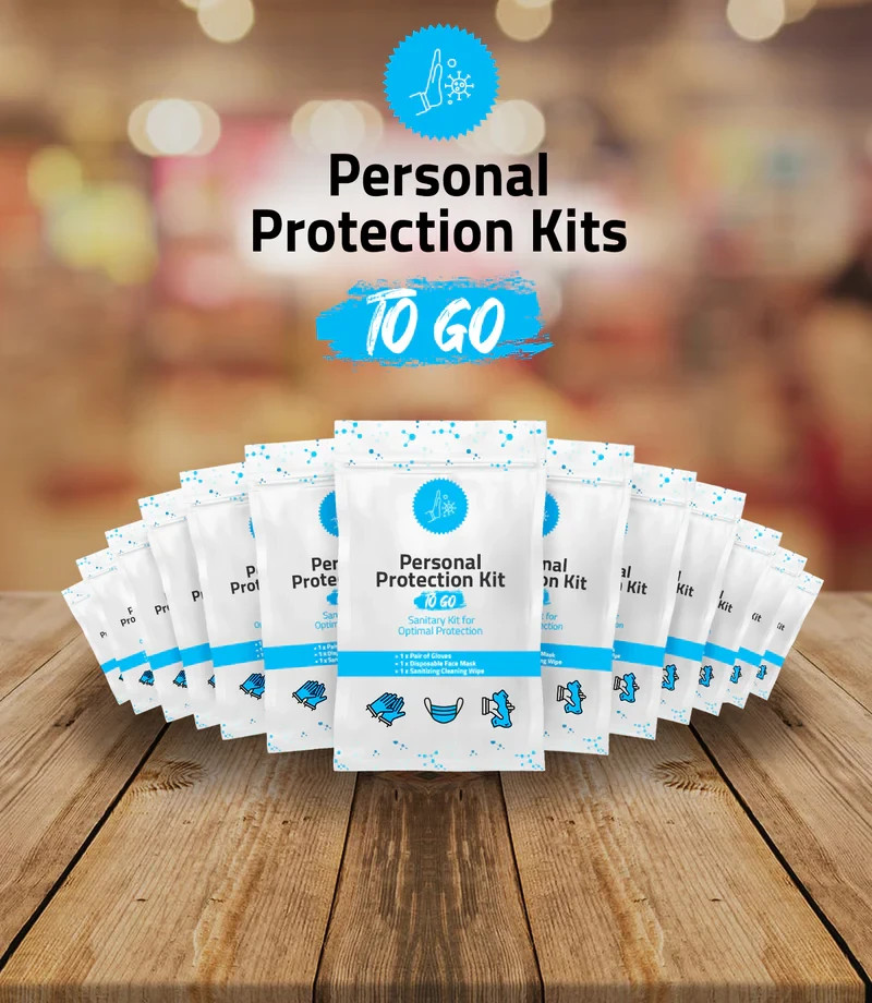 University Medical Antibacterial Personal Protection Kit Brand New (10 packs)