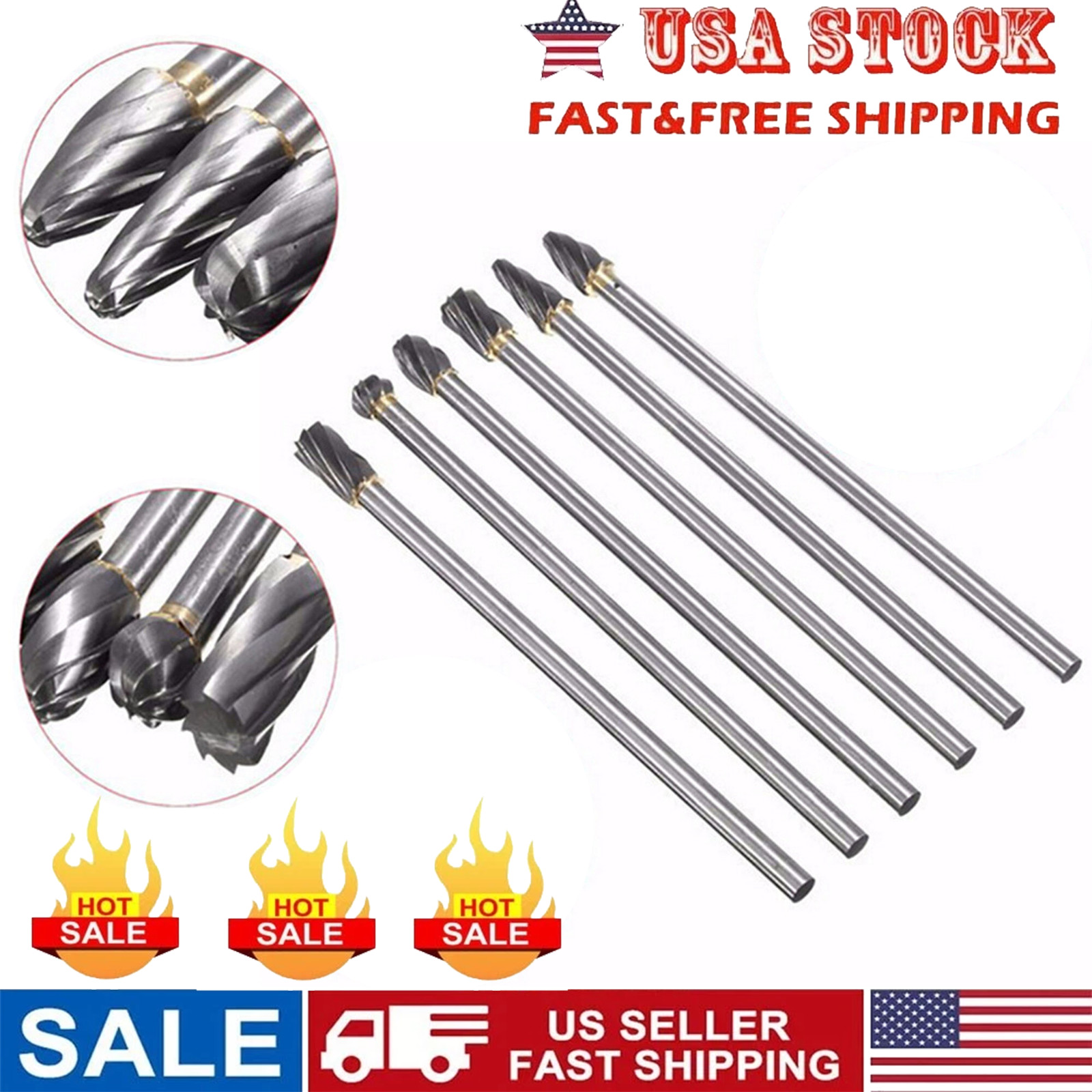 Aluminum Cylinder Head Porting Tungsten Carbide Porting And Polishing Tool kits
