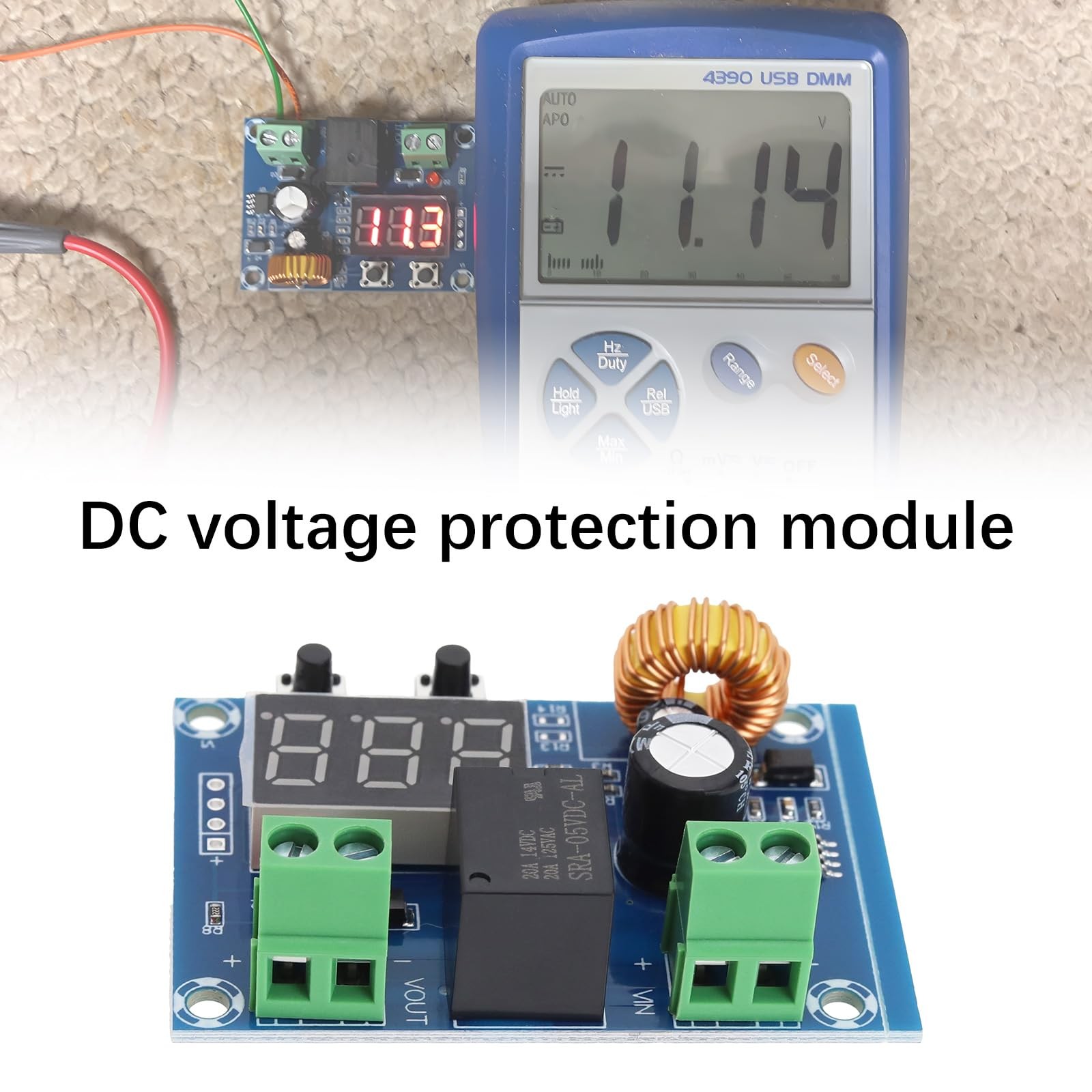 2pcs XH-M609 Battery Low Voltage Disconnect Module Low Voltage Cut Off with D...