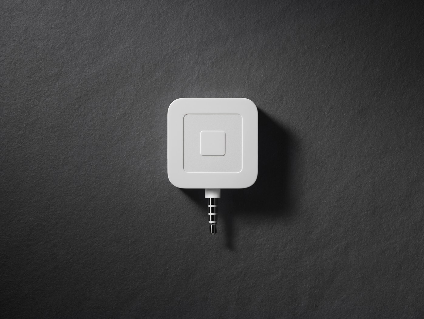 Square 3.5mm Jack Credit/Debit Magstripe Card Square Reader - White