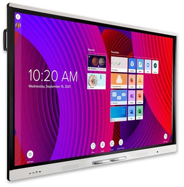 Mobile SMART Board MX065 Touchscreen Interactive Whiteboard Display for School