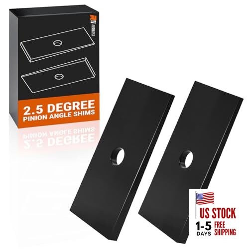 2.5 Degree Steel Leaf Spring Pinion Angle Shims 2PCS Essential Leaf Spring