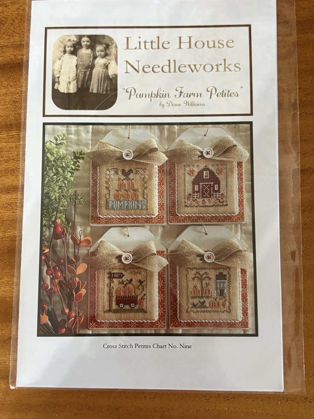 Little House Needleworks Cross Stitch PUMPKIN FARM PETITES By Diane Williams