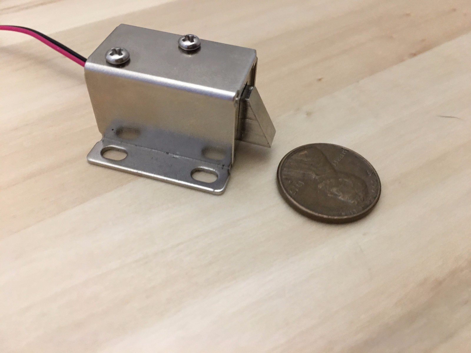 1 Piece DC 12V mini Electric Solenoid Lock Assembly Door Cabinet Drawer B22