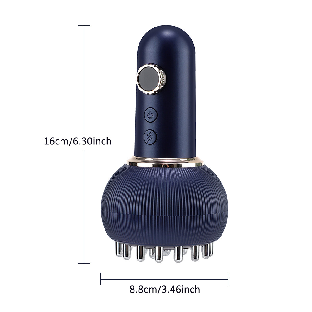 Lymphatic Drainage Cellulite Massager Microcurrent, Red Light, Heat & Vibration