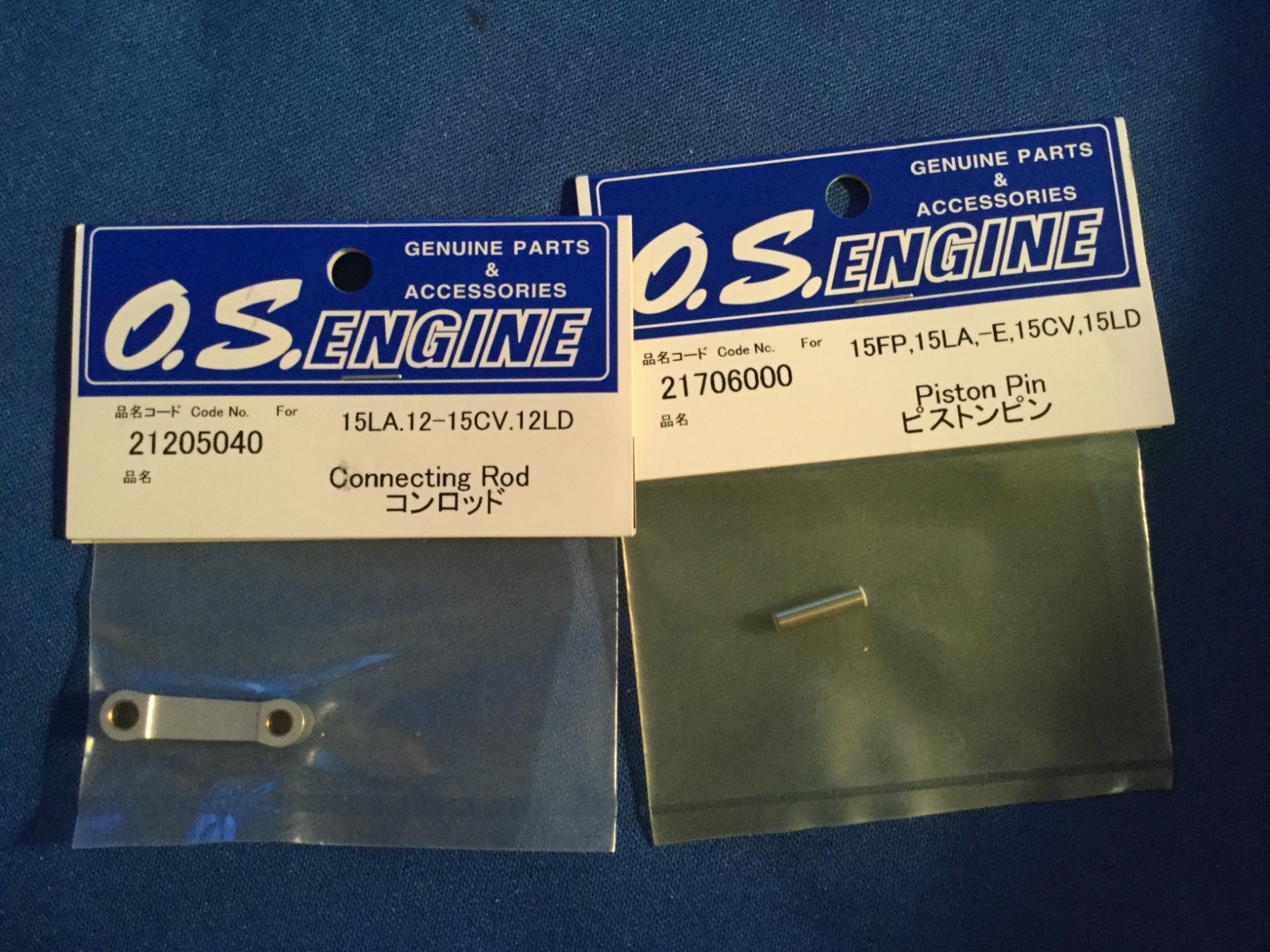OS  LA 15 & 15 CV-LD ROD & PIN NIP