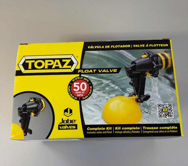 Jobe TPV0100D Topaz Float Valve with Detachable Base - NOS