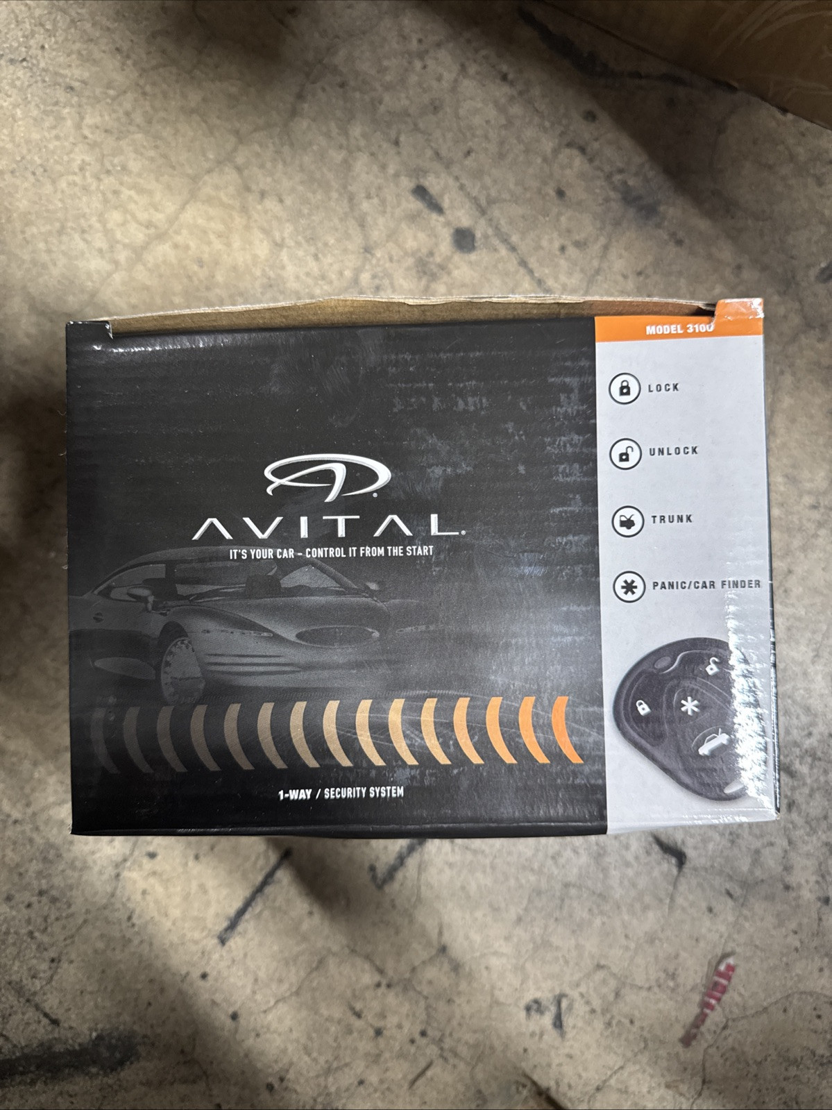 Avital 3100LX 3-Channel Keyless Entry Car Alarm