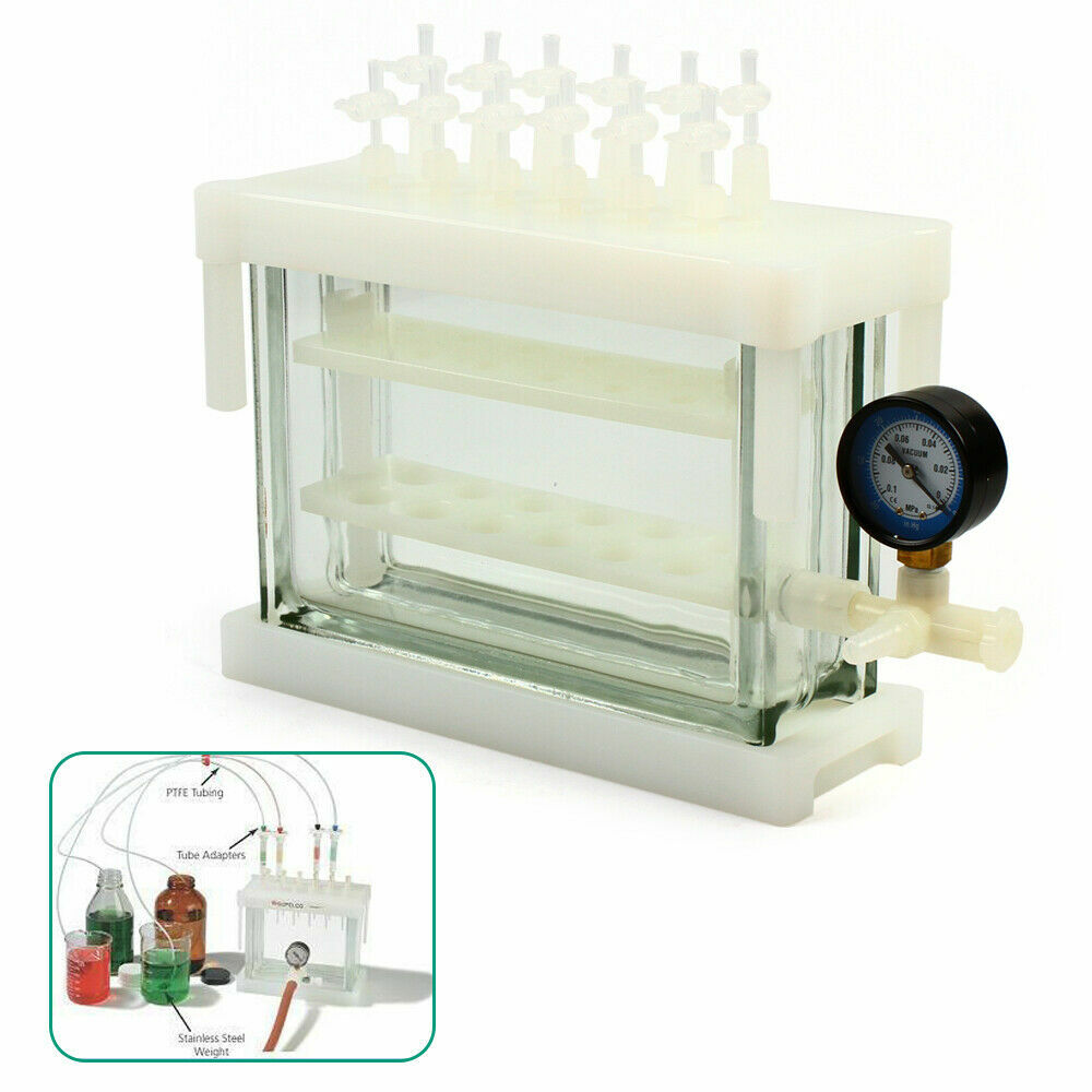12 Position solid phase extraction vacuum SPE manifold e For Lab areas US Stock