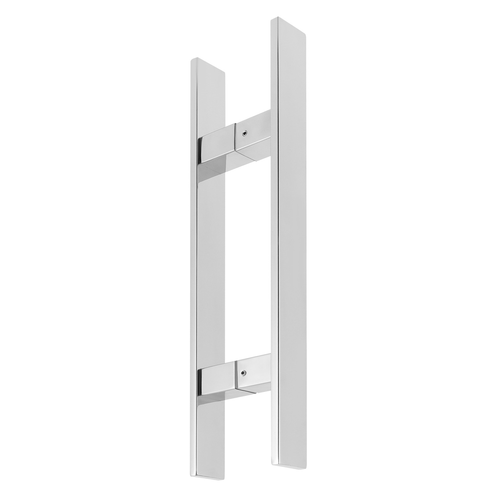 Stainless Steel Double Sided Push Pull Door Handle, H-shaped Door Pull Handle~