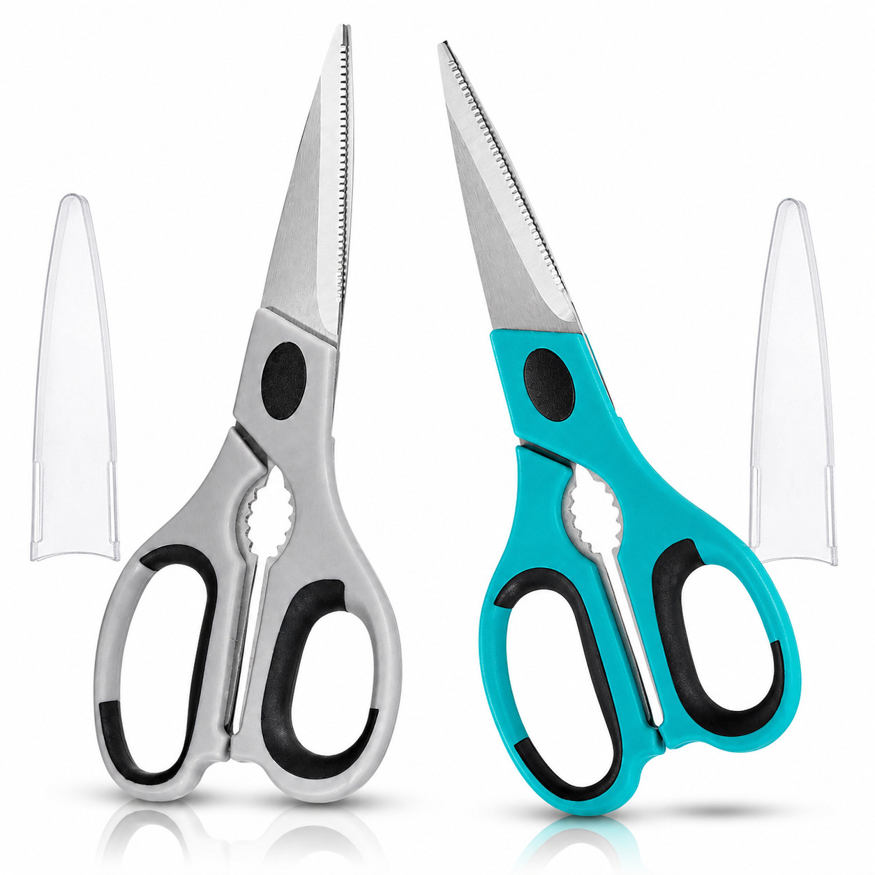 2 Pack Kitchen Shears Heavy Duty Kitchen Scissors Stainless Steel Meat Poultry