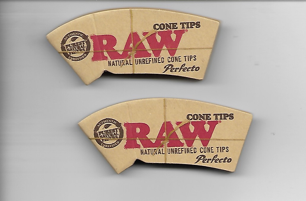 RAW PERFECTO NATURAL UNREFINED AND CHLORINE CONE TIPS- 2 PACKS