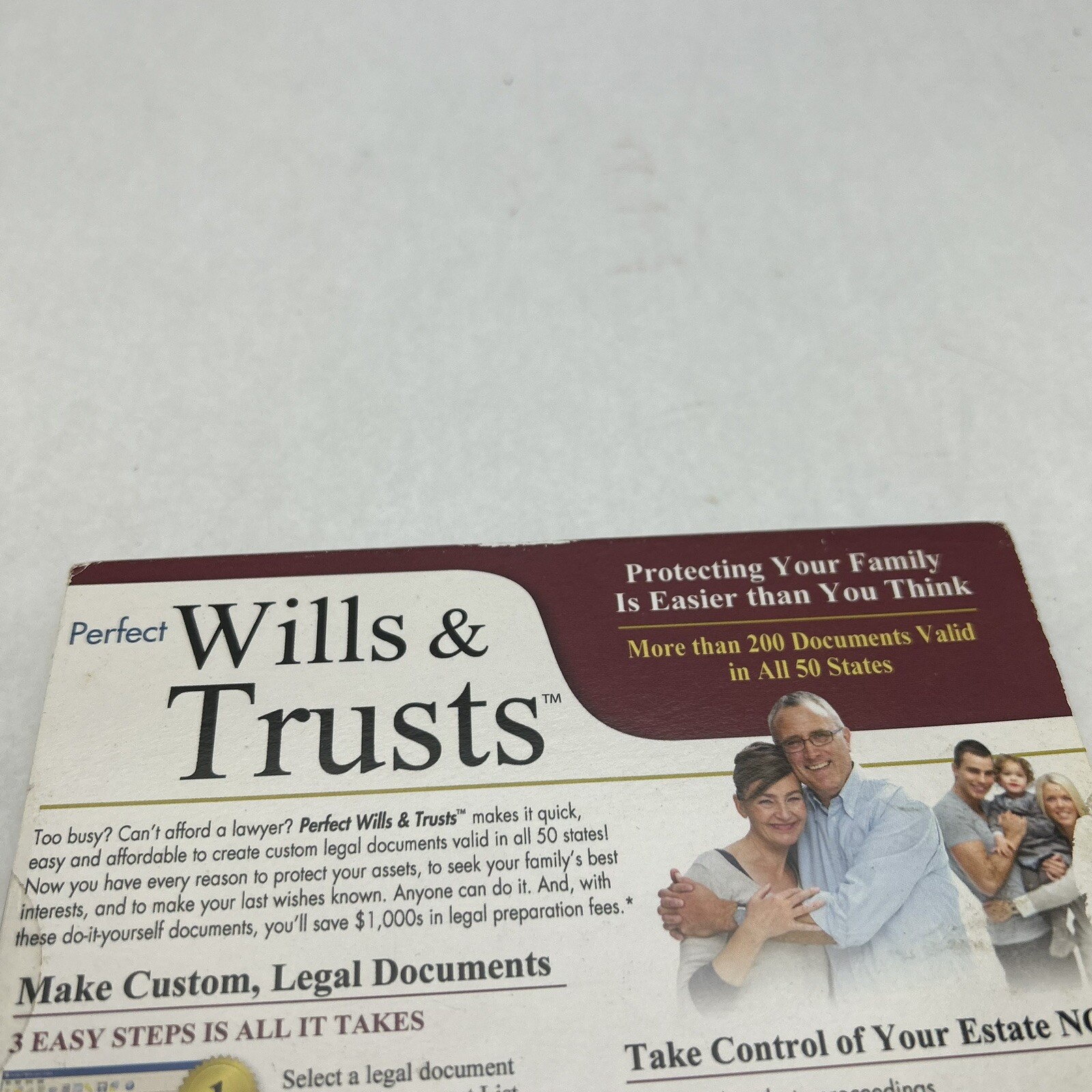 PERFECT WILLS AND TRUSTS PC CD-ROM