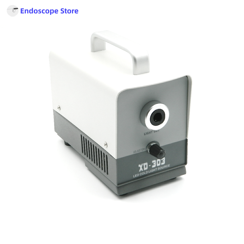 Mini Medical LED Endoscope Handheld Cold Light Source Match WOLF Customized