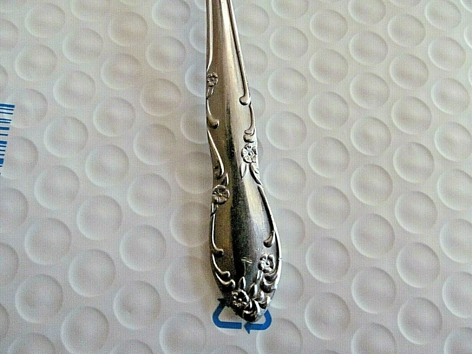 * Imperial Korea Stainless teaspoon FLORAL PATTERN