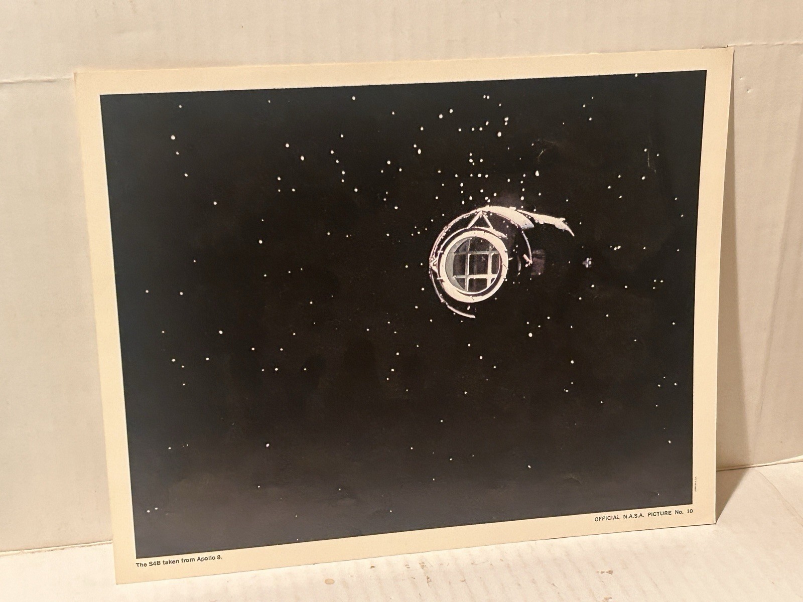 OFFICIAL NASA PICTURE #10 8"x10" Photo Apollo 8 & The S4B take from Apollo 8