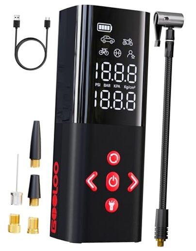 AP150 Tire Inflator Portable Air Compressor, 2X Faster 150PSI Ap150-red