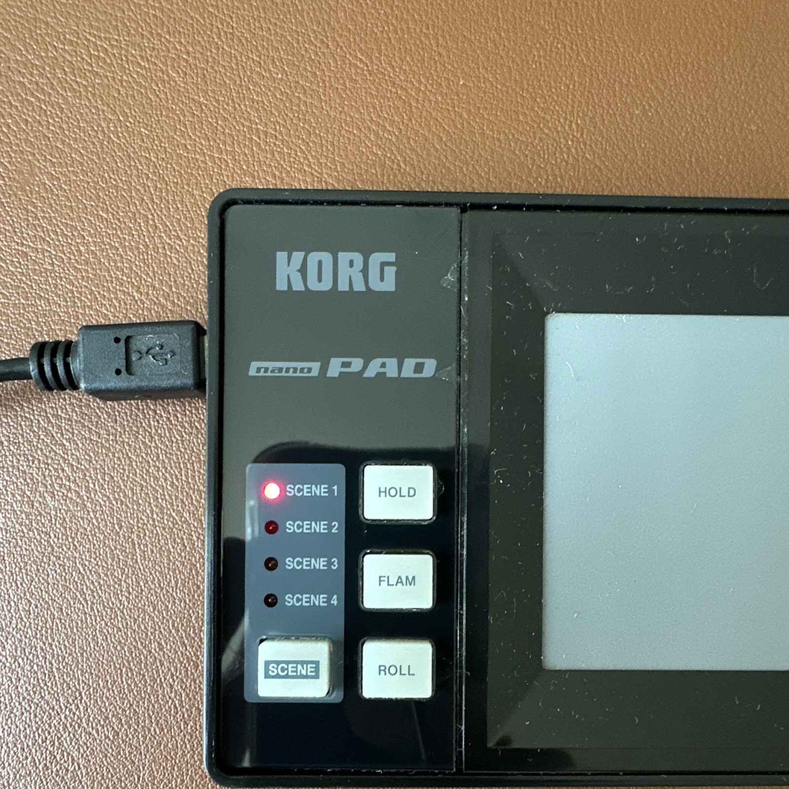 Korg nanoPAD-BK Pad Controller USB MIDI, 12 Pad Triggers and Touchpad