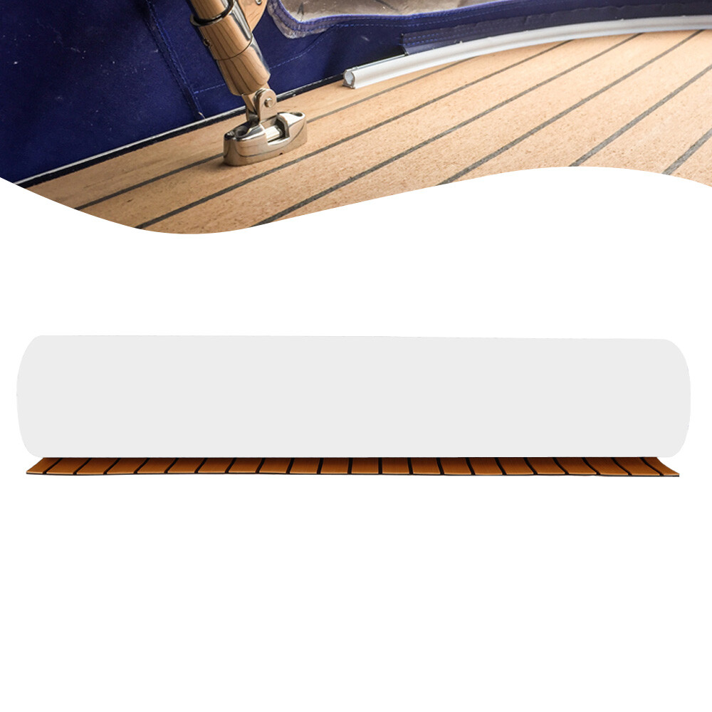 106*35" Yacht RV Boat Flooring Decking Sheet Pad EVA Foam Faux Teak Marine Mat