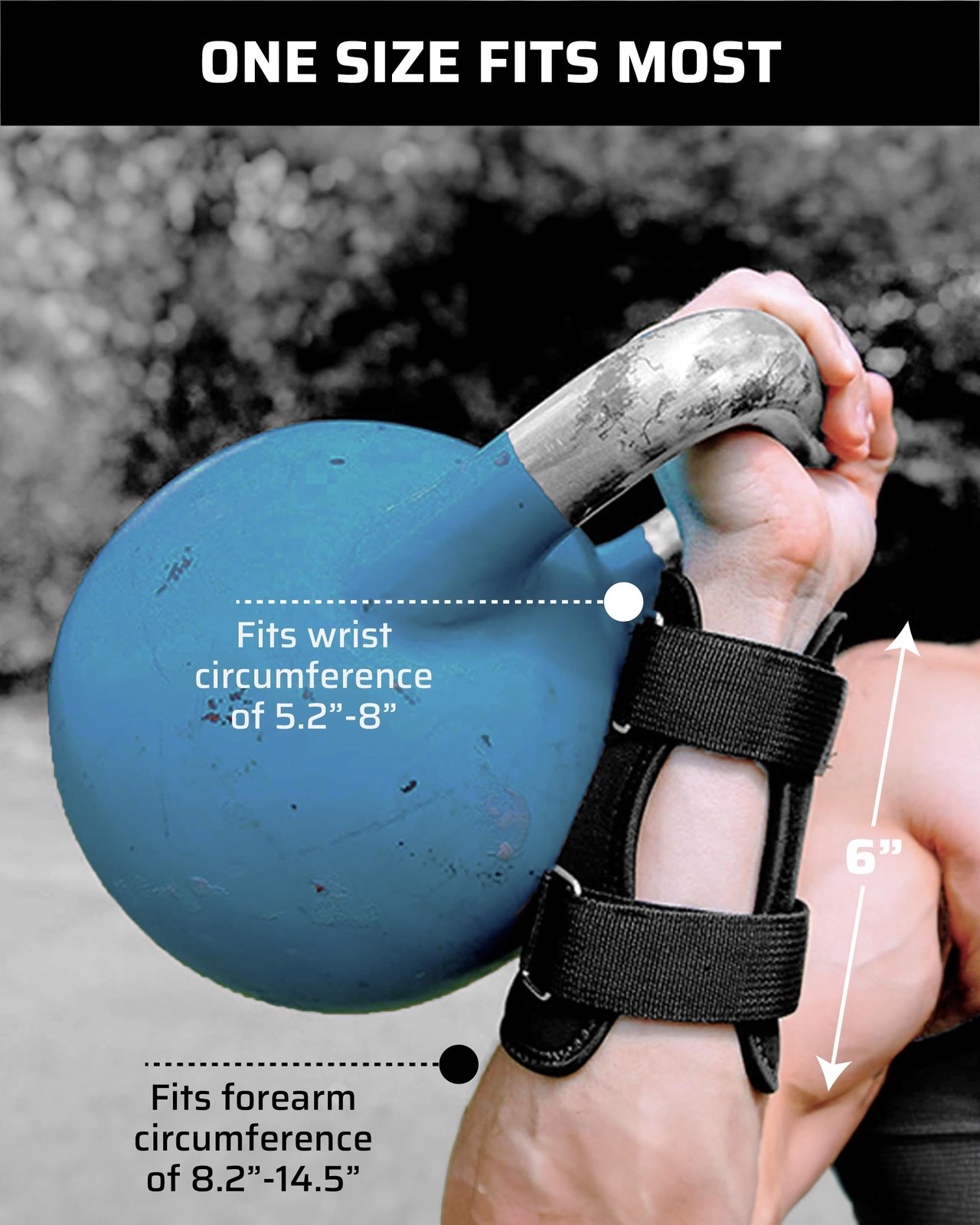 Kettlebell Wrist & Forearm Guards | 7mm Impact-Absorbing Neoprene | Adjustabl...