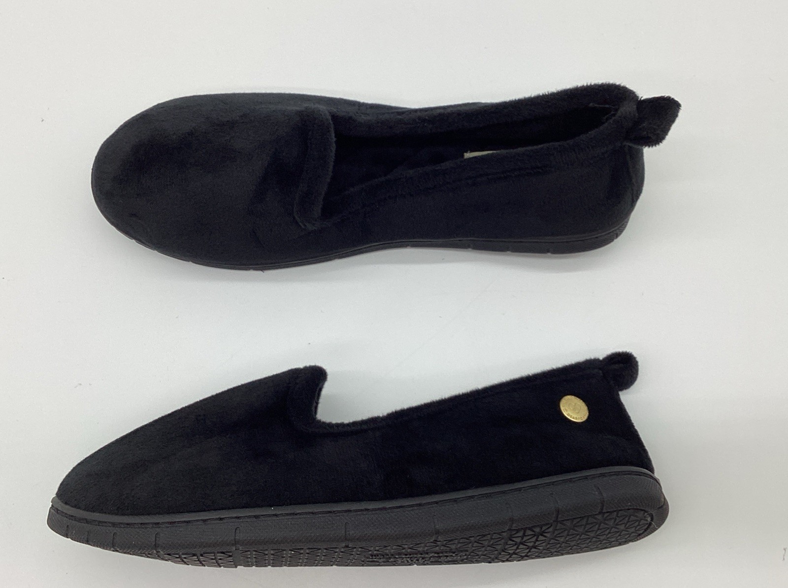 Dearfoams Women's Rachel Velour Closed Back House Slipper Size Small 5 - 6