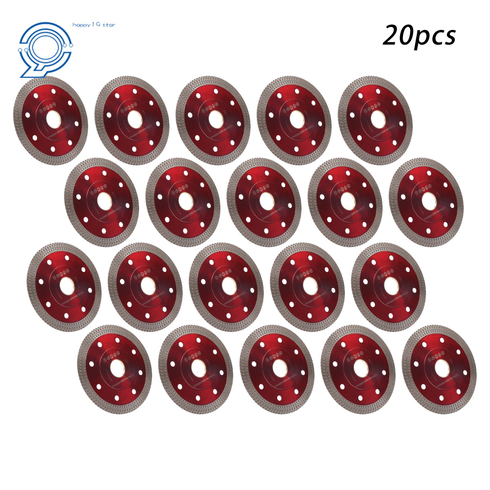 20 Pcs 4 Inch Thin Diamond Blade for Angle Grinder, Wet Tile Saw Blades
