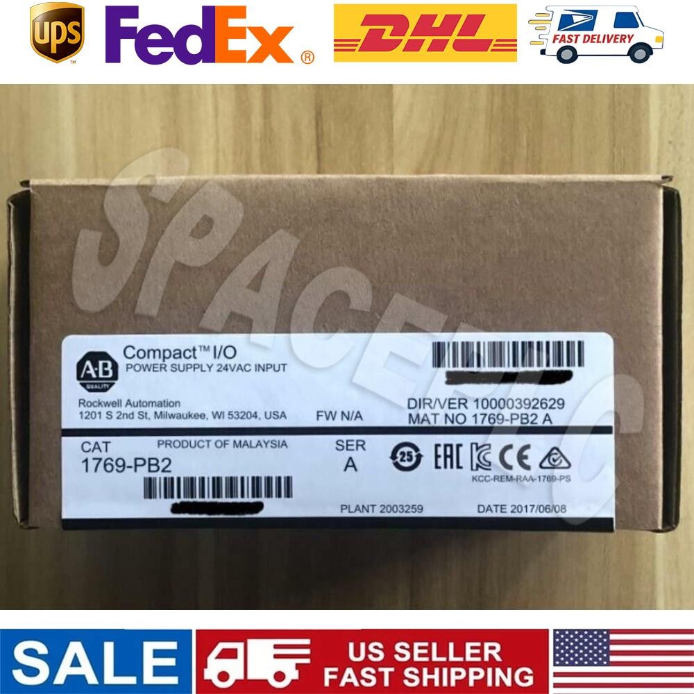 New Sealed AB 1769-PB2 / A CompactLogix DC 2A/0.8A Power Supply US Free Tax