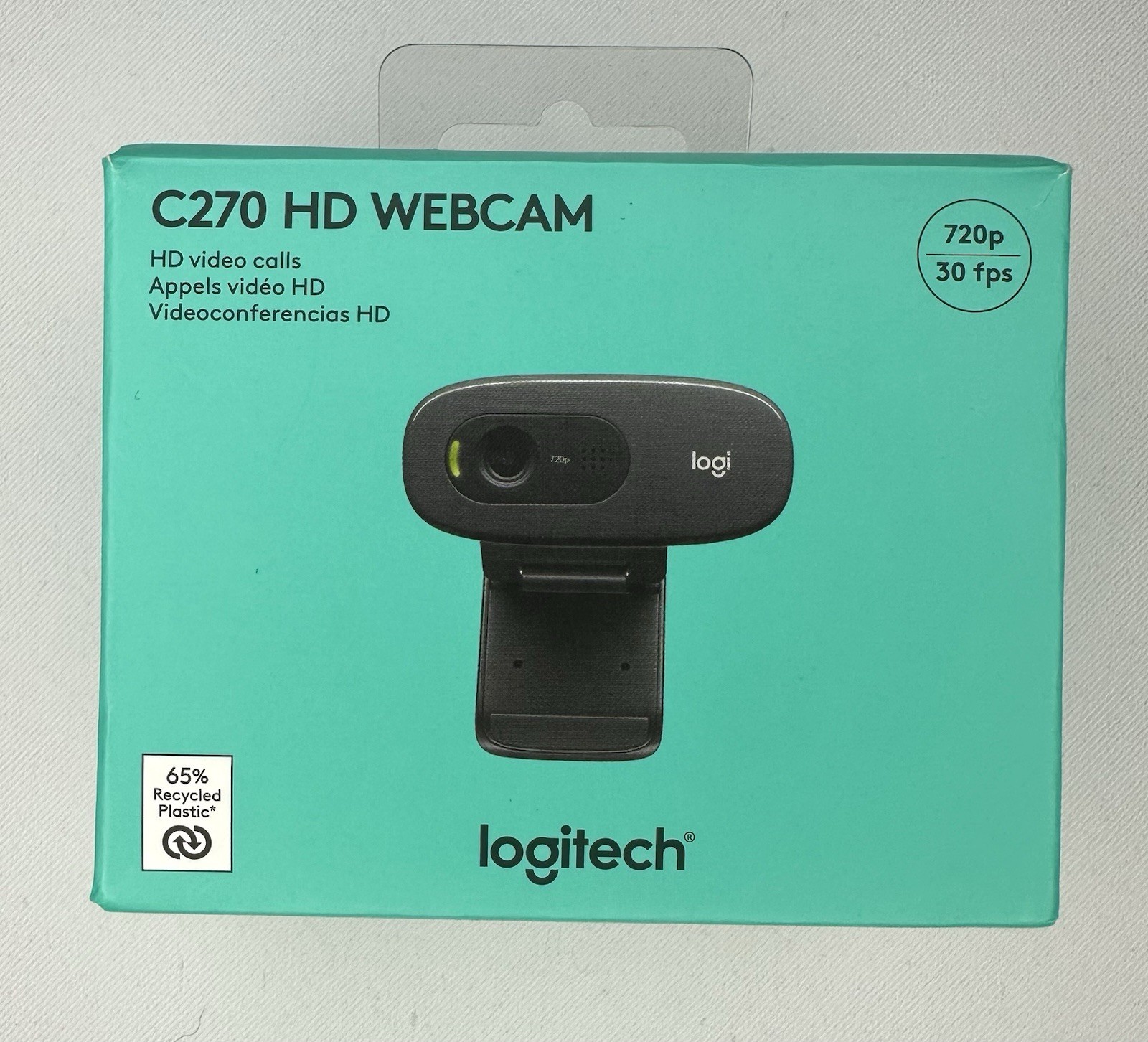 Logitech C270 HD Webcam New In Open Box