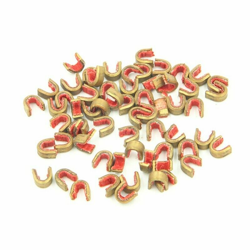 6pcs Archery Bow String Nocking Points Strings Nock Sets Brass Buckle Clip Knock