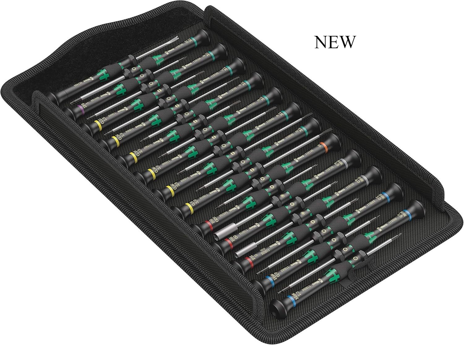 Wera - 5134000001 Kraftform Micro Big Pack 1 Screwdriver Set, 25 Pieces
