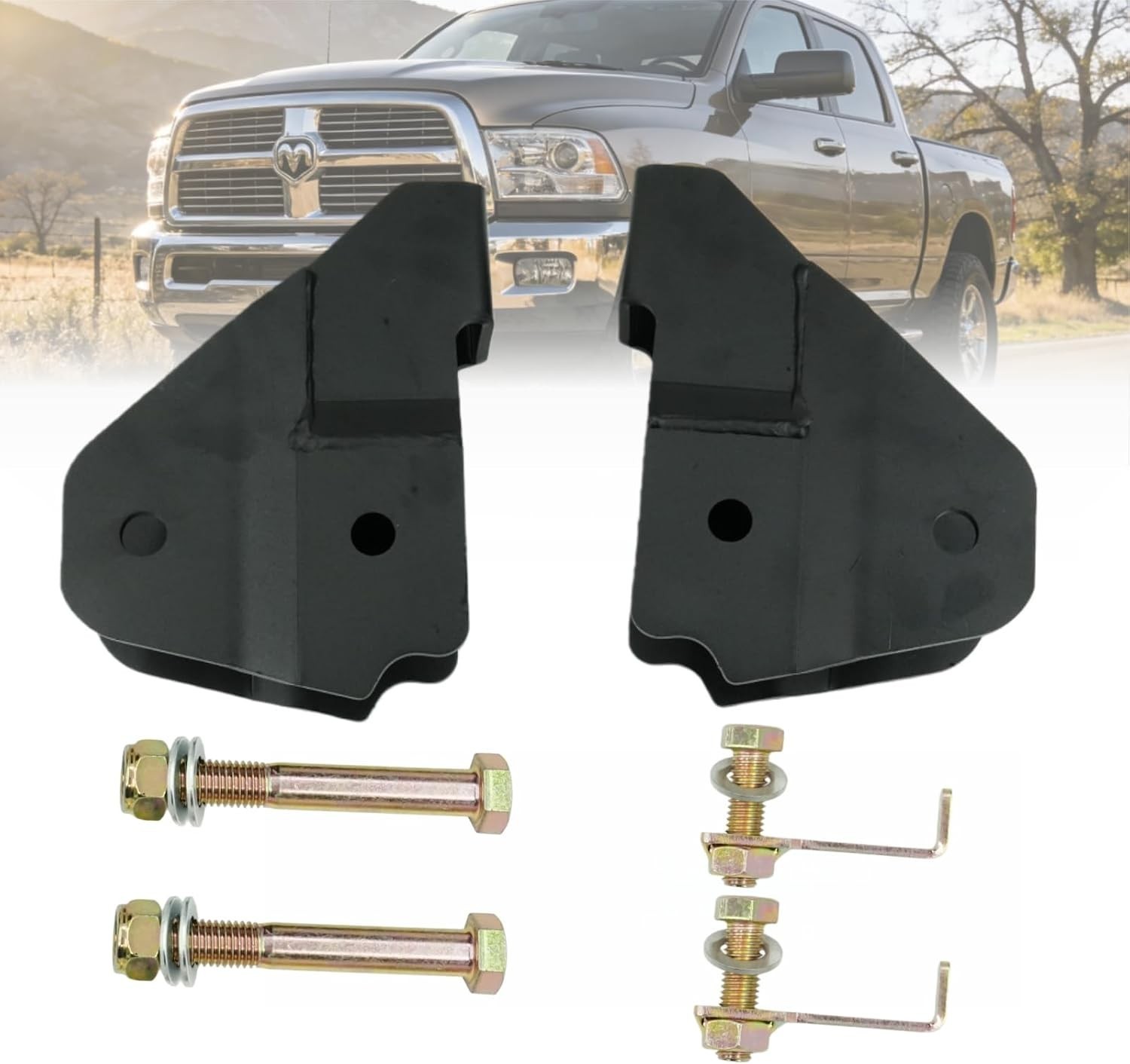 Heavy Duty Radius Arm Drop Mount Bracket Kit for Dodge Ram 2500 4WD 4x4 2014-201