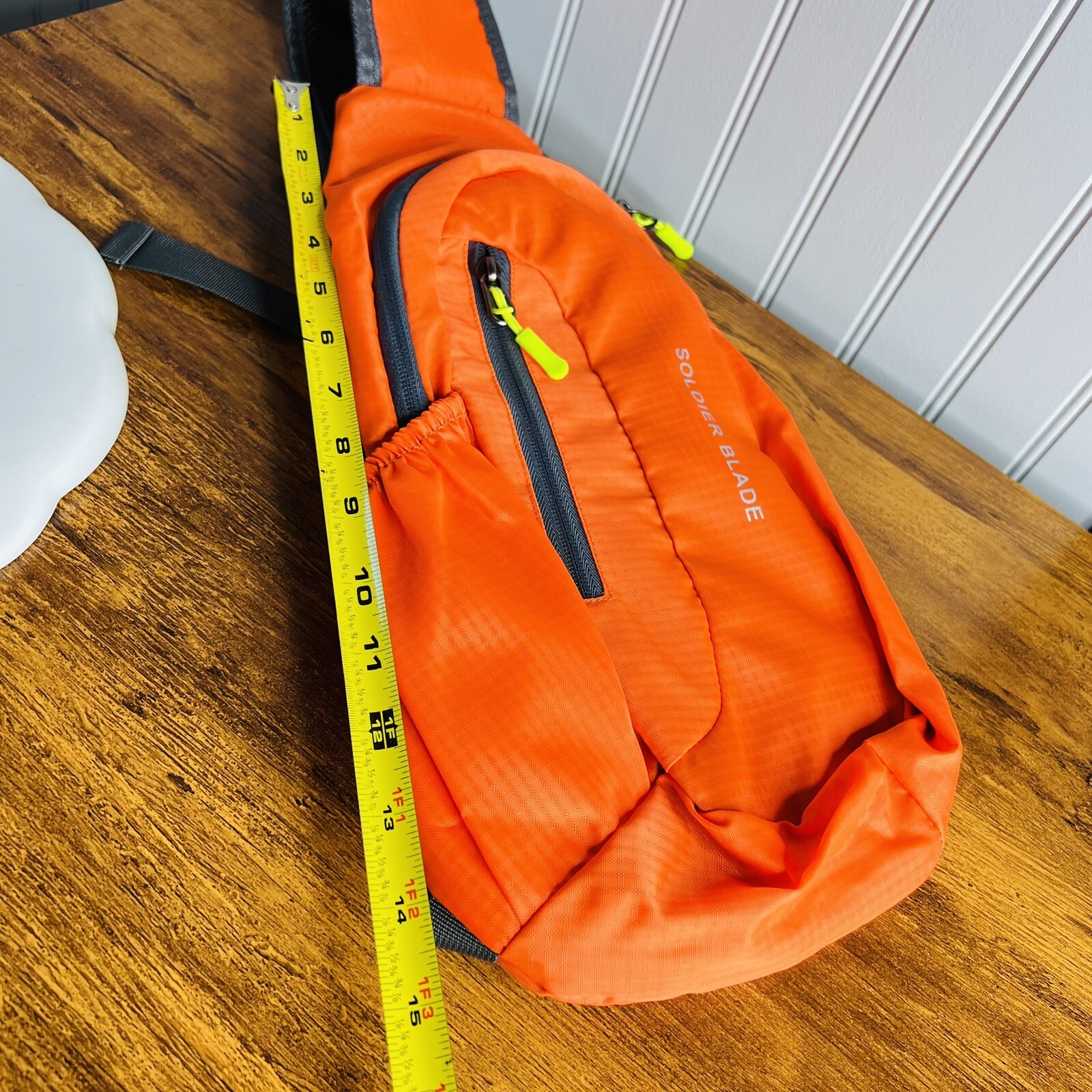 Soldier Blade Waterproof Sling Shoulder Bag Backpack Adjustable Strap Orange