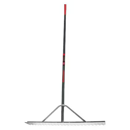 Razor-Back 63133Gr 36 In Asphalt Lute, 24 Tines, 82 In L Aluminum Handle