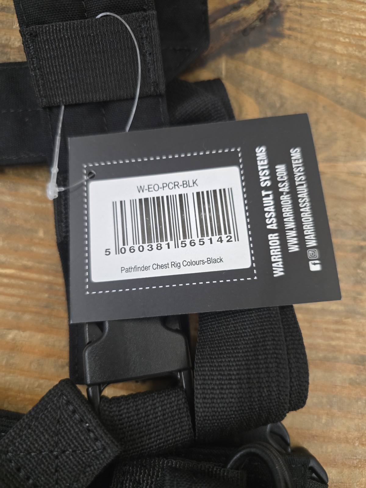 Warrior Assault Systems Pathfinder Chest Rig Black PCR-BLK