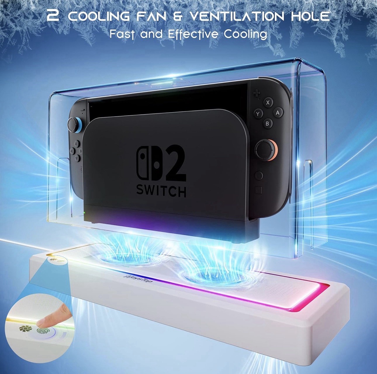 Switch 2 Dust Cover and Cooling Station