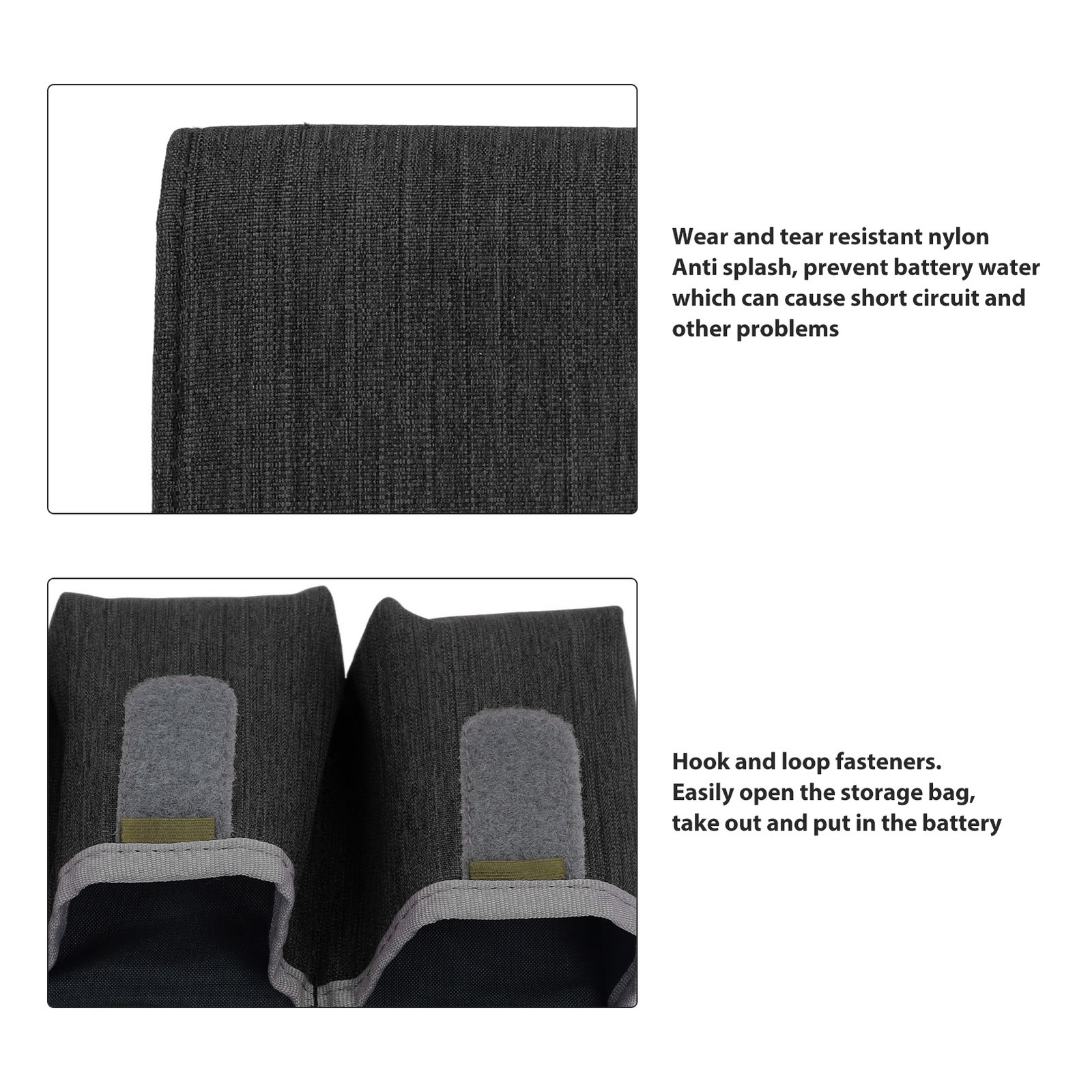 Drone Battery Bag Portable Anti Camera Battery Safe Pouch With Hook And