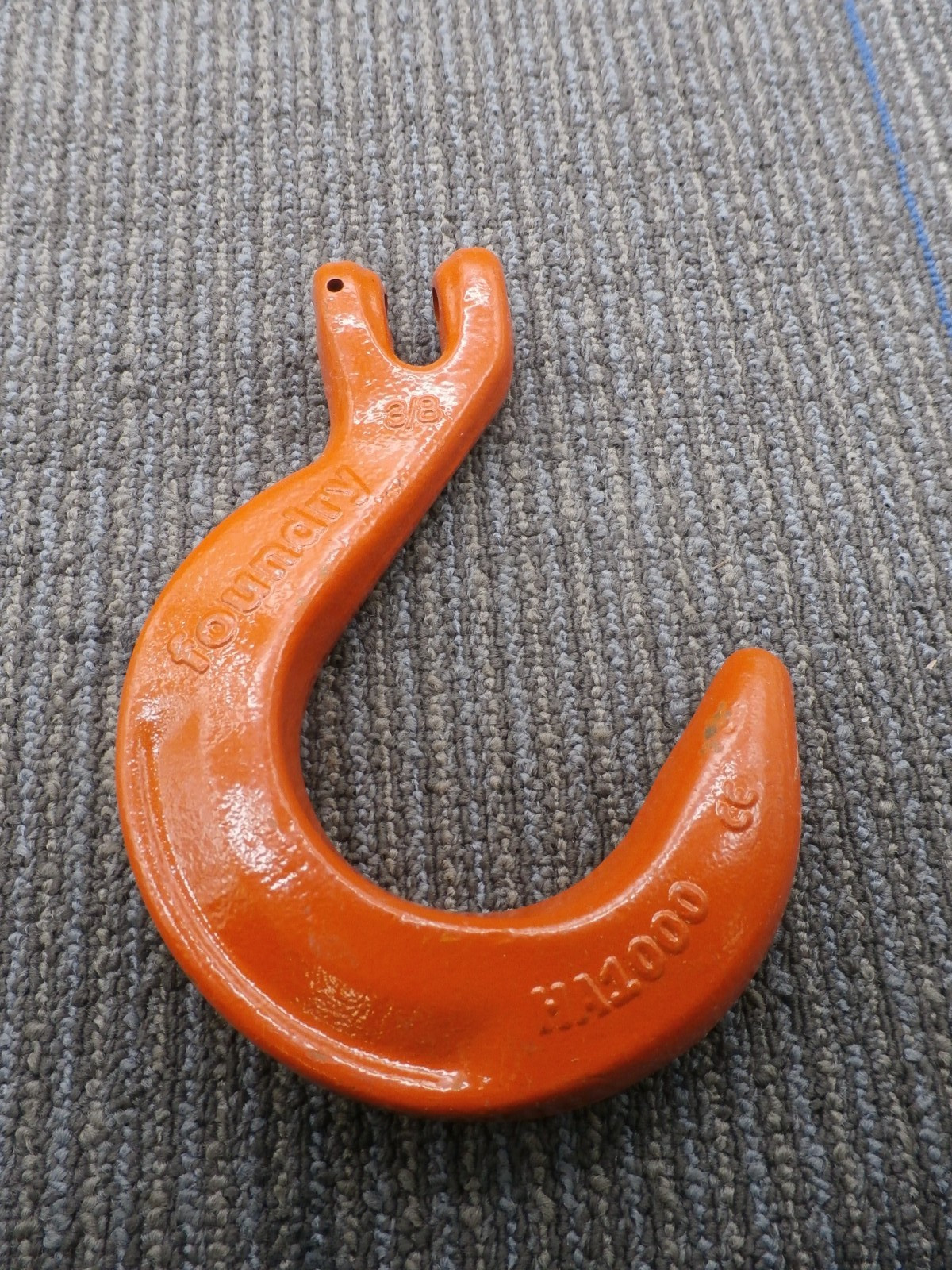 New CM Foundry Hook Clevlok Herc-Alloy 8800lb 100 Grade Eyelet 3/8” Orange