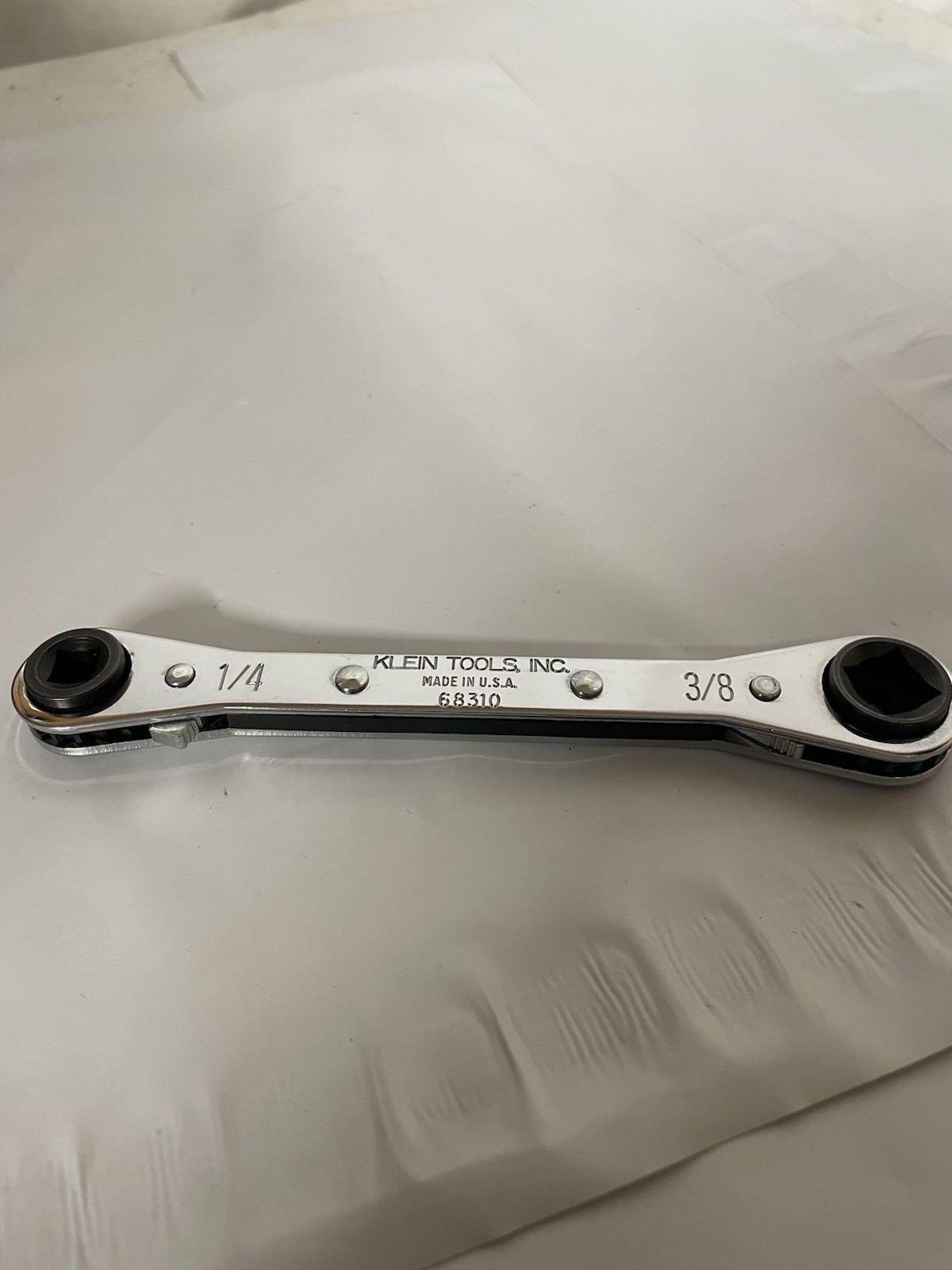 Klein Tools Ratcheting Refrigeration Service Wrench 68310 1/4, 3/16, 5/16, 3/8”