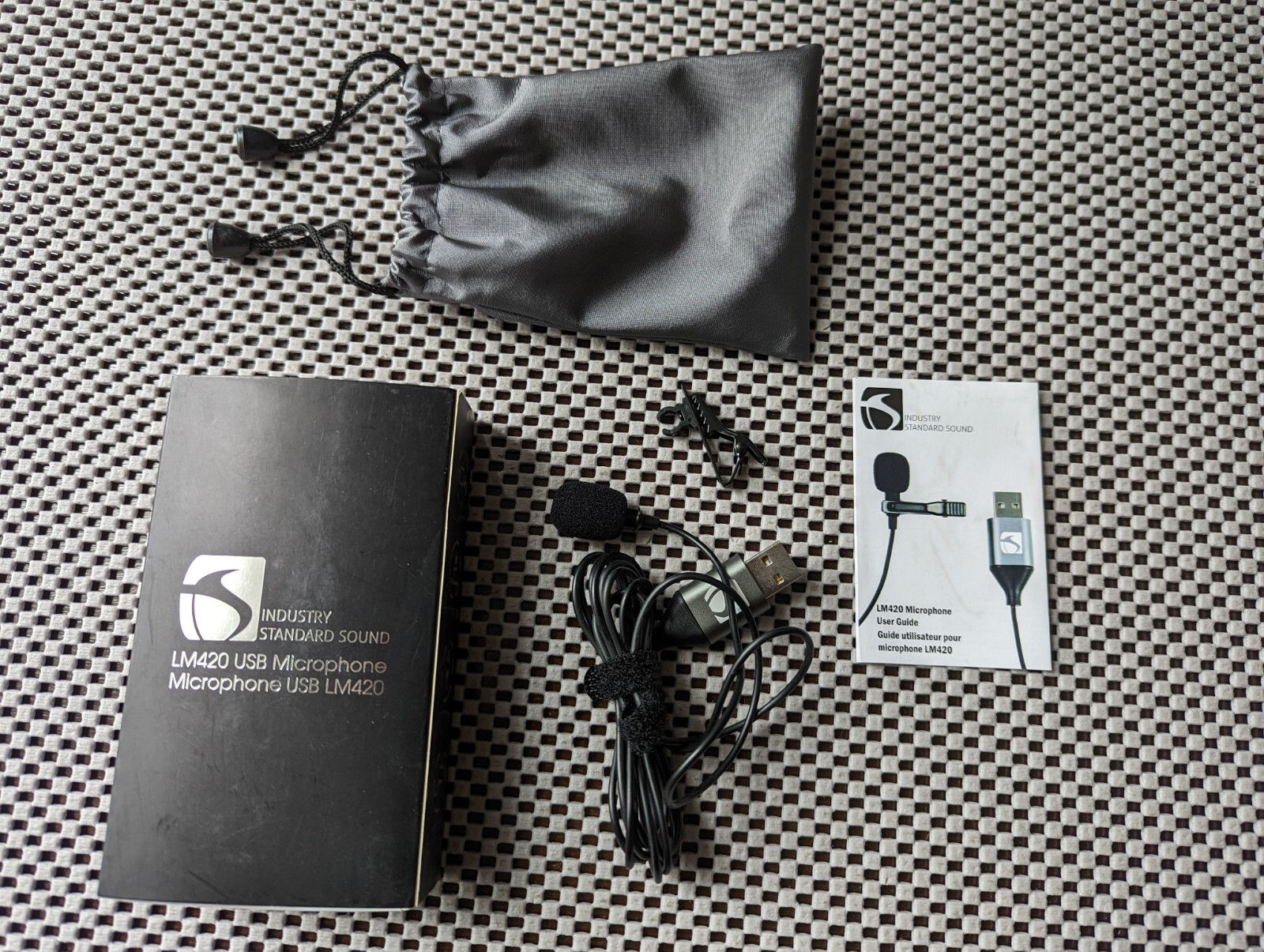 Industry Standard Sound LM420 USB Lapel Clip-On Microphone