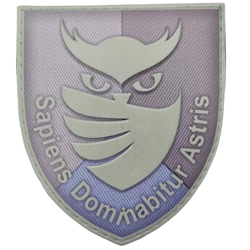 Ukraine Military Army Patch SAPIENS DOMINABITUR ASTRIS PVC