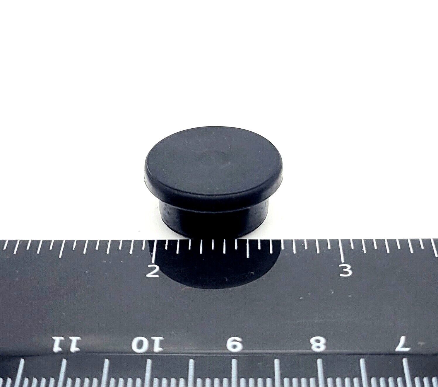 5/8" Rubber Drill Hole Plugs Push In Compression Stem Silicon Covers 3/4" Top OD