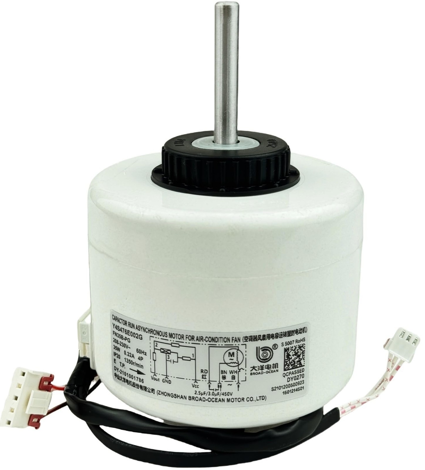 FN35B-PG Y4S476E002G Air Conditioning Motor fit for Gree Air Conditioner, Replac